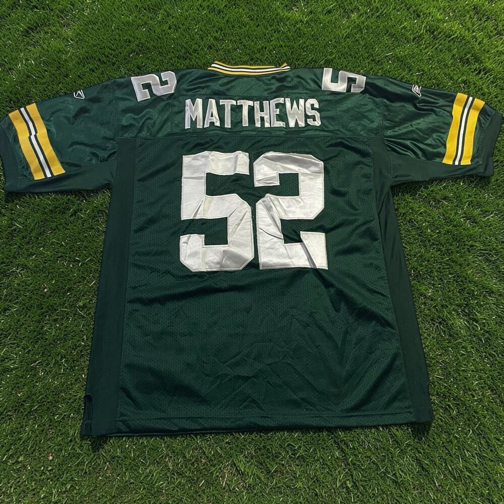 Clay Matthews #52 Green Bay Packers Reebok Jersey Super Bowl XLV Men’s 52